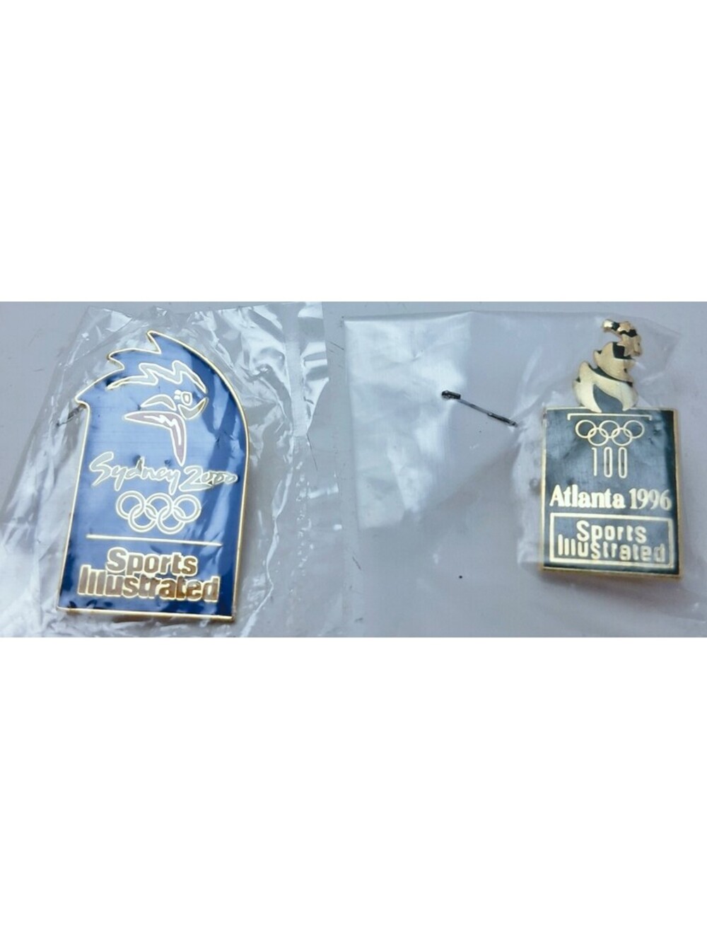 USA Olympic Sports ILLUSTRATED Lot 2 Pins  ATLANTA 1996 & SYDNEY 2000 NIP NEW
